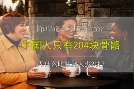 人一共有206块骨头，为何中国人只有204块？揭秘其中奥秘！视频封面