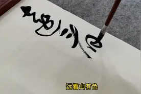 远看山有色，近听水无声。  春去花还在，人来鸟不惊。王维《画》视频封面