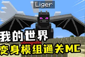我的世界：变身模组通关MC，变成村民，欺负老实的铁傀儡视频封面