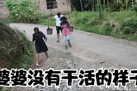 农村时尚婆婆天天穿着高跟鞋在地里走，鑫哥直接给她扔田里去了视频封面