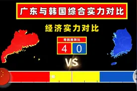 广东与韩国综合实力对比，都说广东富可敌国，其他方面呢？视频封面