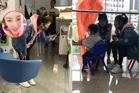 张雨绮懒理与张钱豪绯闻，带龙凤胎剪发心情好，这一幕很温馨！视频封面