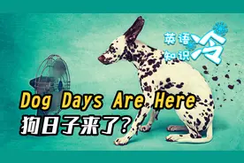 Dog Days Are Here？翻译成中文是狗日子来了？视频封面