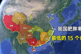 我国肥胖率最低的15个省市，哪些省份的人身材比较好视频封面