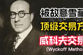 被故意雪藏的顶级交易方法:威科夫交易法!弹簧形态一眼识别假跌破视频封面