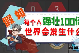假如每个人都强壮100倍，会有什么变化?你强壮100倍后，想做什么视频封面