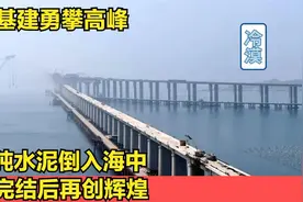 我国基建勇攀高峰，百万吨水泥倒入海中，工程完结后再创辉煌视频封面