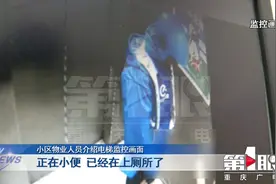 辣眼睛！外卖小哥电梯内小便 监控拍下全过程视频封面