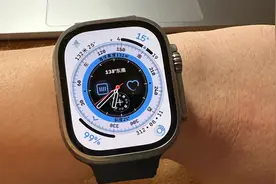 iWatch Ultra 海洋表带佩戴展示-大疆action3拍摄视频封面