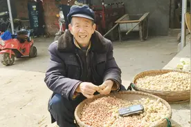 河南南阳：农村大伯给别人剥花生一天挣15块钱仍很满意，为啥？视频封面