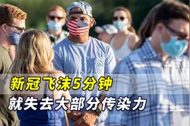戴口罩很重要！最新研究表明：新冠飞沫5分钟就失去大部分传染力视频封面