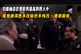 功德林战犯职务最高的四人，唯独康泽不反省也不悔改，遭遇也最惨视频封面