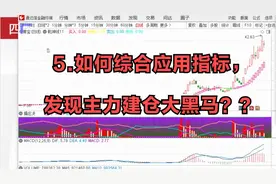 5.如何综合应用指标，发现主力建仓大黑马？视频封面