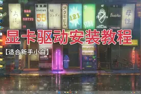 【适合新手小白的】显卡驱动安装教程！视频封面
