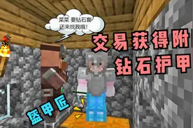 MC生存日记第二季：辛苦交易数天，终从盔甲匠处获得附魔钻石护甲