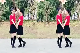 超好看的双人舞《怎么爱都爱不够》舞曲好听，简单好学