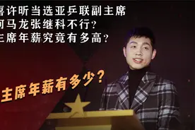 许昕副主席年薪究竟有多高？数字感人，为何当选的不是马龙？视频封面