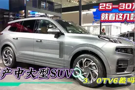 25-30万，就看这几台国产中大型SUV！3.0T六缸霸气不输宝马X5视频封面