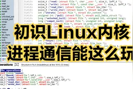 初识Linux内核，进程通信能这么玩视频封面