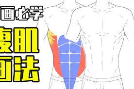 腹部都有哪些肌肉？怎么表现？教你男女生的腹肌画法视频封面