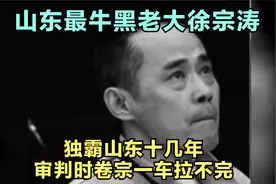 山东最牛黑老大徐宗涛，独霸山东十几年，审判时卷宗一车拉不完视频封面