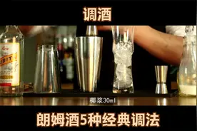 调酒：朗姆酒的5种调法视频封面