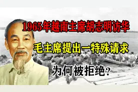 1965年越南主席胡志明访华，毛主席提出一特殊请求，为何被拒绝？视频封面