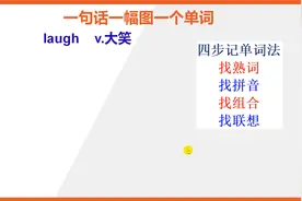 英语单词快速记忆161：laugh大笑视频封面