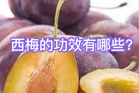 西梅的功效有哪些？视频封面