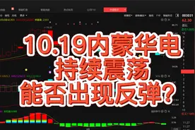 10.19内蒙华电，持续震荡，能否出现反弹？视频封面