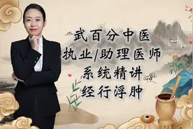 武百分中医执业/助理医师考试系统精讲-经行浮肿视频封面