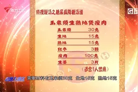 推荐玉米须生熟地煲瘦肉汤，能帮助“糖友”控制血糖|城事特搜视频封面