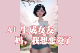 AI生成“女朋友“，但是纸片人，妈，我想恋爱了视频封面