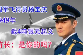 国军飞行员杨宝庆，1949年载4吨银元起义，首长：是你的吗？视频封面