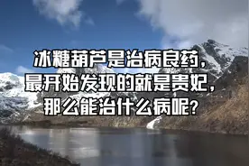 冰糖葫芦是治病良药，最开始发现的就是贵妃，那么能治什么病呢？视频封面