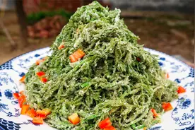 农村老妈分享蒸菜技巧，软嫩入味不粘连，5分钟搞定，吃着太香了视频封面