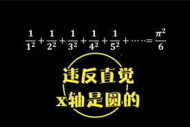 巴赛尔问题的几何意义！证明x轴是圆的视频封面