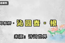 郑板桥《沁园春恨》诗歌的盛宴！心中不忿向天歌，丹心一片为民言视频封面