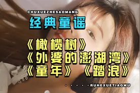 经典童谣百听不厌《橄榄树》《外婆的澎湖湾》《童年》《踏浪》视频封面