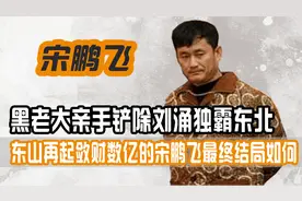 沈阳黑老大宋鹏飞，亲手铲除刘涌独霸东北，敛财数亿最终结局如何视频封面