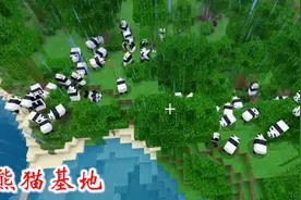 我的世界：迪哥探究熊猫遇见一只棕色的，养殖基地已成规模