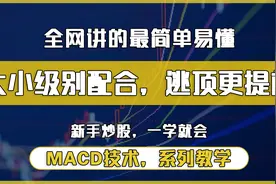 不同级别的macd顶背离配合观察使用，逃顶更提前，快人一步！简单视频封面