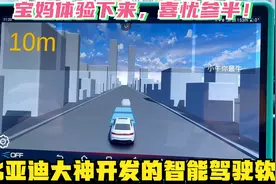 宝妈体验比亚迪大神开发的视觉Ai算法L1智驾车机软件，差点翻车！视频封面