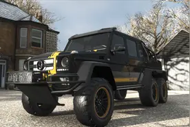 梅赛德斯奔驰G63-AMG-6x6。5.5T V8双涡轮增压发动机视频封面