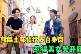 郭麒麟情商到底有多高？土味情话表白秦岚，惹得美女笑开颜！视频封面