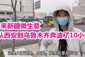 从西安到新疆去创业，儿子想坐飞机非要跟着，第一次坐飞机太兴奋视频封面