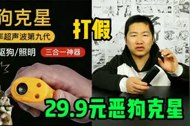 29块9的网红驱狗器，据说是恶狗克星还能熄灭蜡烛，是真的吗？视频封面