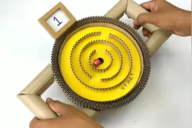 手工制作：有趣的转盘小玩具，回顾童年的玩具，你也来做一个吧！视频封面