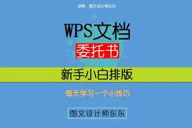 195集 | WPS委托书，零基础新手小白排版课程，简单好学！视频封面