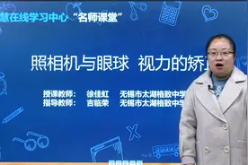 苏科版八年级 初二物理4.4照相机与眼球 视力的矫正视频封面